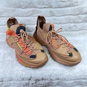 Fashion Sport Free Running Tan Orange Chunky Sneakers Mens Size 46/13 Streetwear